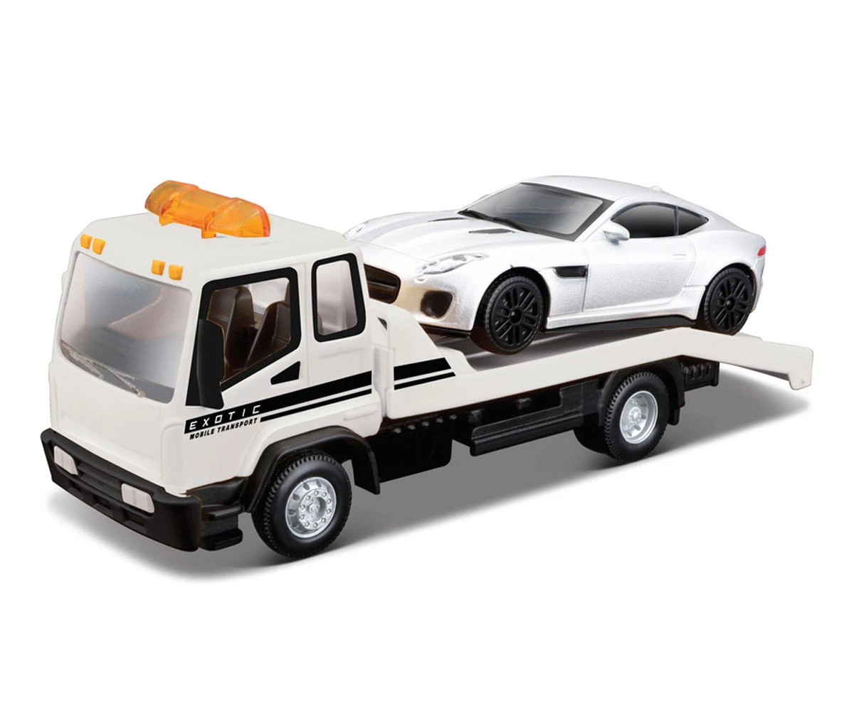 Bburago Street Fire - Пътна помощ Jaguar F-type 1/43