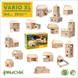 WALACHIA-VARIO W21 конструктор ВАРИО XL 184части 20 варианта на различни сгради