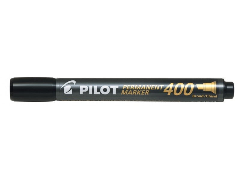 МАРКЕР ПЕРМАНЕНТЕН СКОСЕН ВРЪХ PILOT 400 ЧЕРЕН