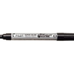 МАРКЕР ПЕРМАНЕНТЕН PILOT SUPER COLOR SC-S-M 2,0MM СРЕБЪРЕН
