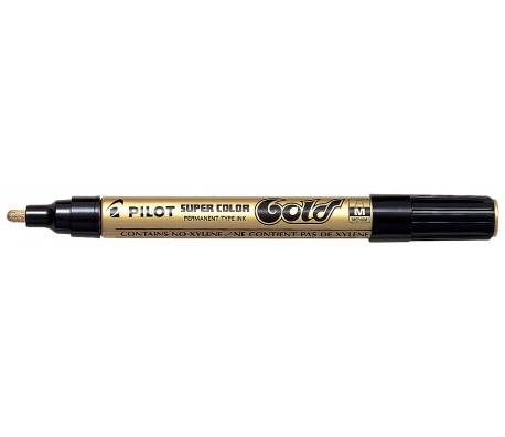 МАРКЕР ПЕРМАНЕНТЕН PILOT SUPER COLOR SC-G-M 2,0MM ЗЛАТЕН