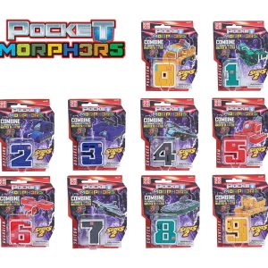 Трансформър Pocket Morphers - асортимент цифри 0-9, серия 2