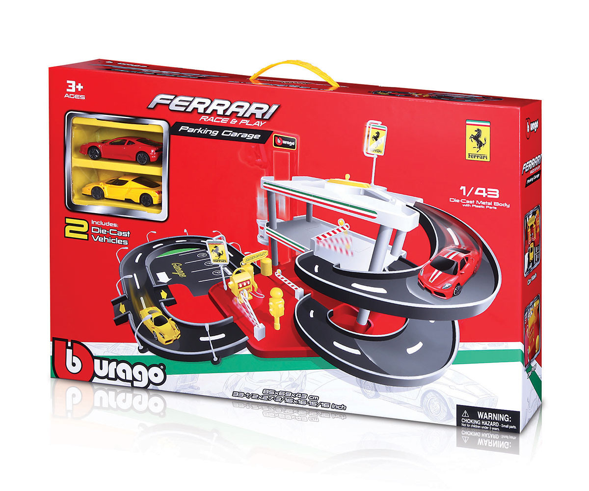 Bburago Ferrari - Паркинг с 2 броя коли 1:43