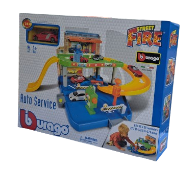 Bburago Street Fire - Автосервиз с 1 брой кола 1:43