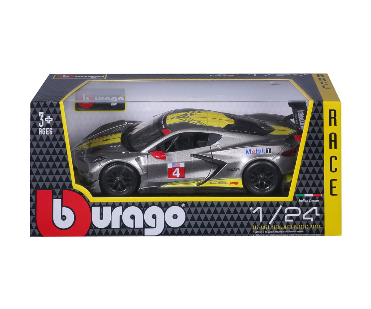 Bburago Race - модел на кола 1:24 - Chevrolet Corvette C8 R