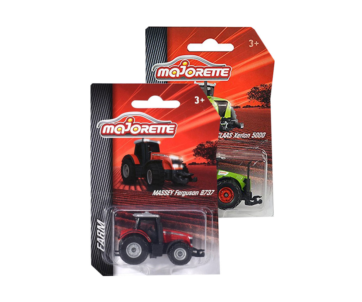 Фермерски трактор Мажорет, 7см, асортимент 7400