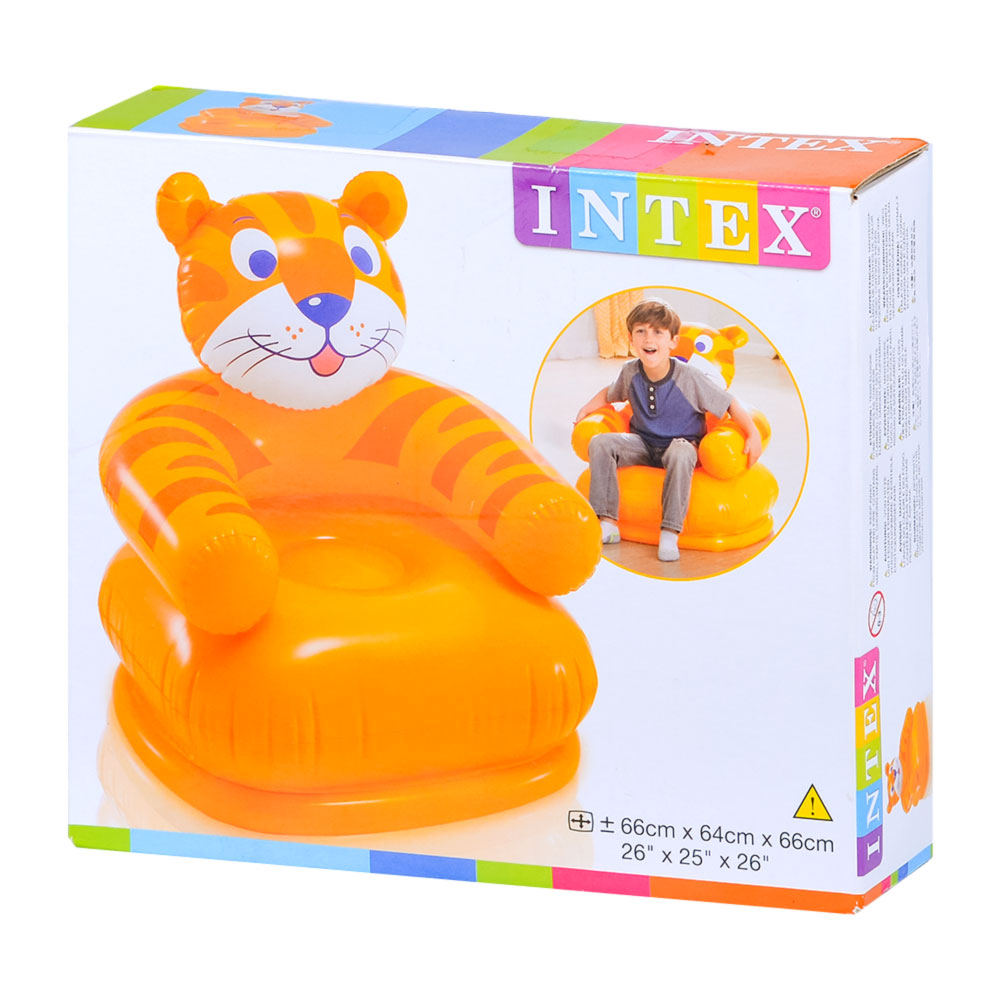 Детско надуваемо столче INTEX Happy Animal, асортимент 68556