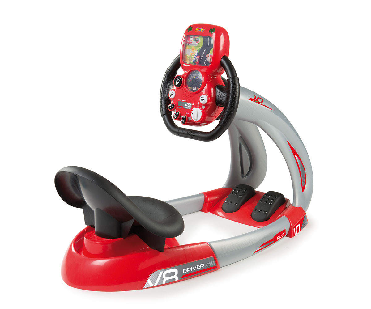 Автосимулатор V8 Smoby, 55x16x47см.