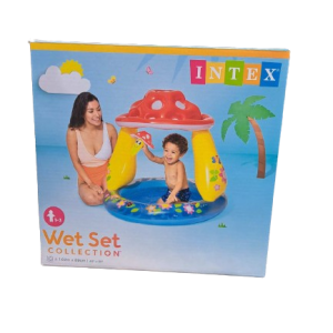 Бебешки надуваем басейн със сенник Гъбка INTEX 102 х 89см. 57114