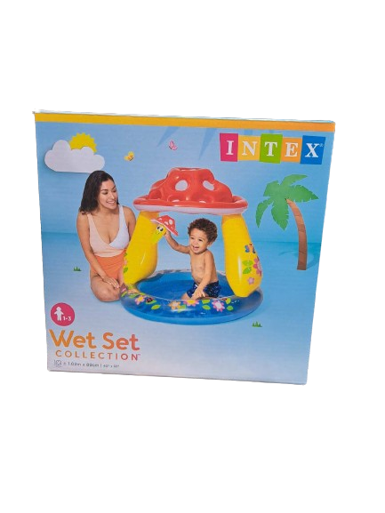 Бебешки надуваем басейн със сенник Гъбка INTEX 102 х 89см. 57114
