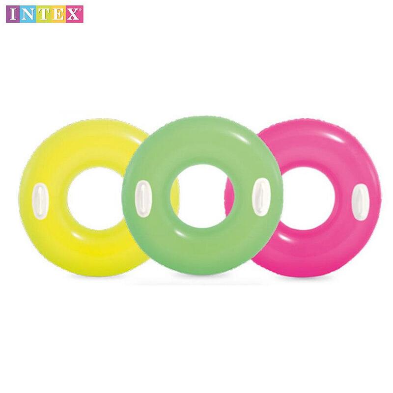Детски надуваем пояс с дръжки INTEX Hi-Gloss в плик, асортимент 59258