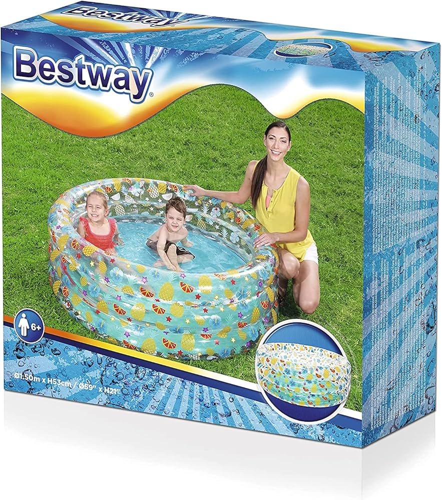 Надуваем басейн три ринга 150-53см. 51045