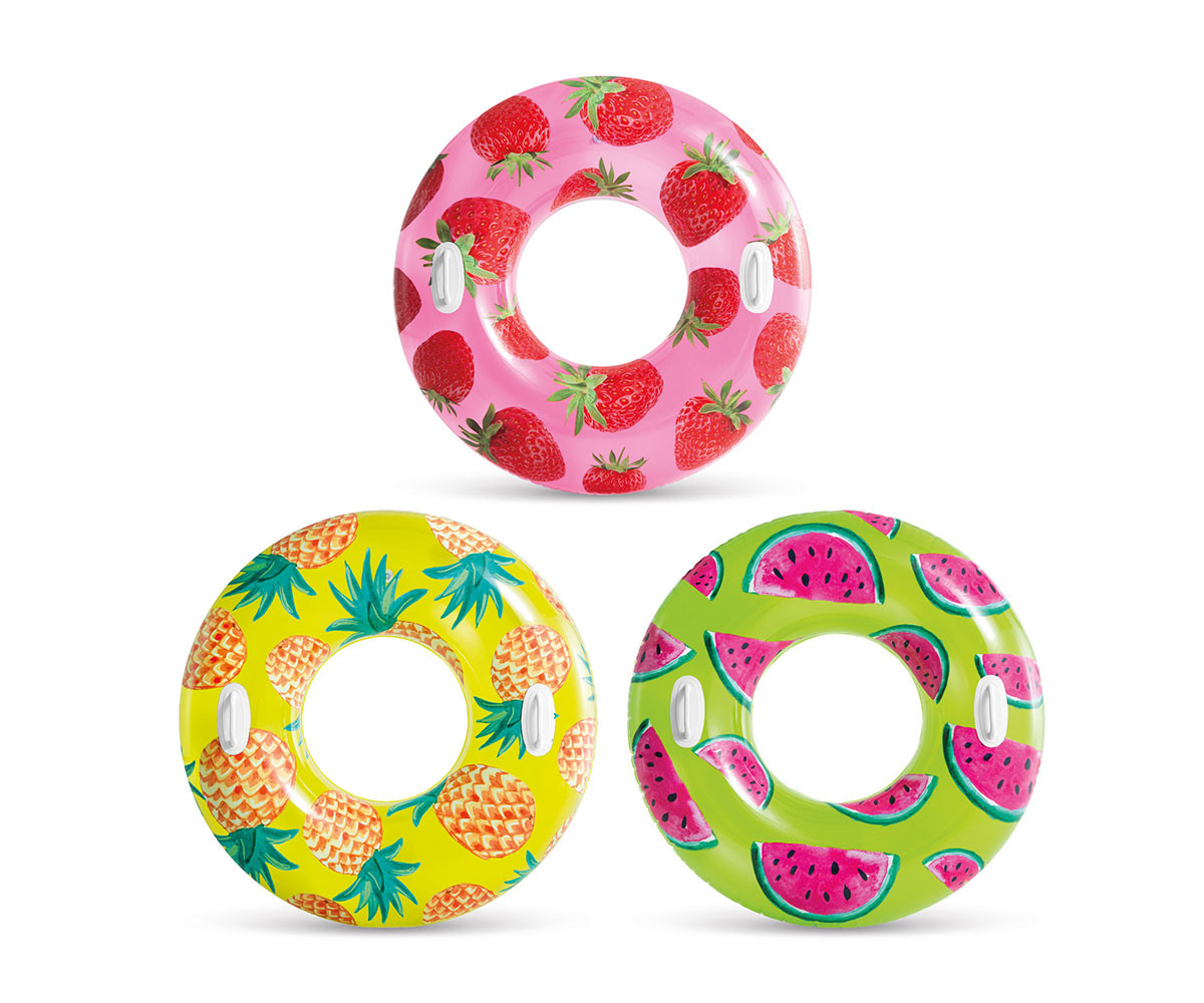 Надуваем пояс тропически плодове с дръжки 107см INTEX