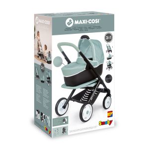 Smoby - Количка за кукли 3 в 1, сива