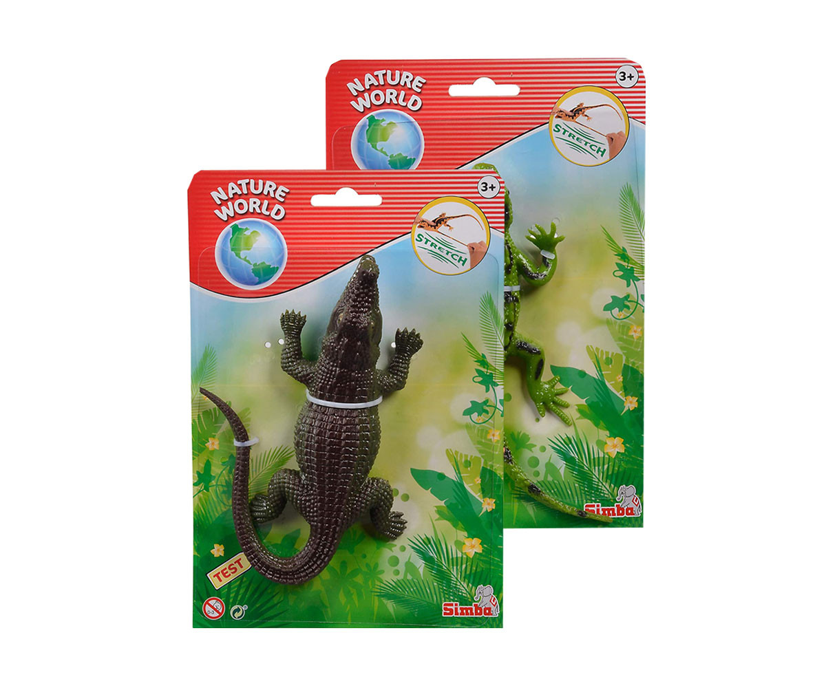 Стреч влечуги Simba 14см., 6 вида 0015