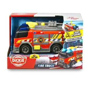 Пожарна със звук и светлини 15см. 2028