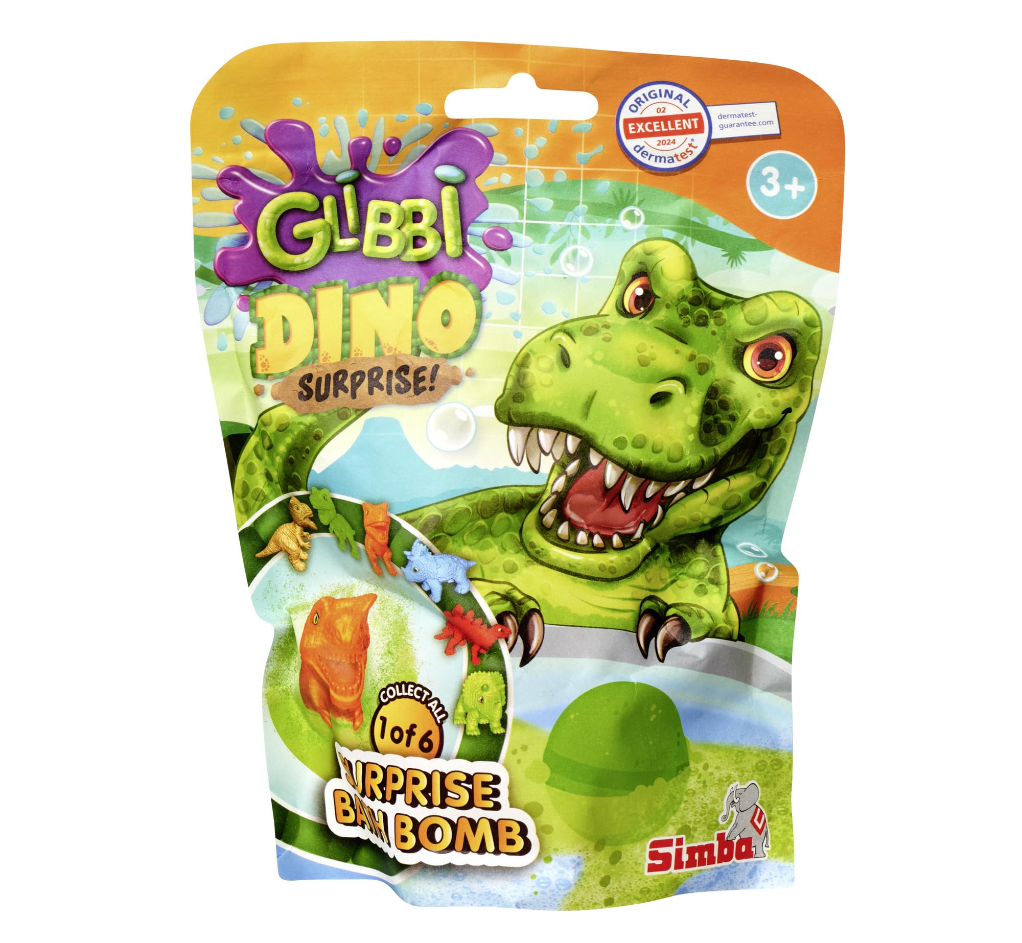 Glibbi топка за вана с изненада с динозавър 3717