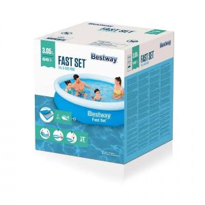Надуваем басейн Bestway 305 х 66см 57456