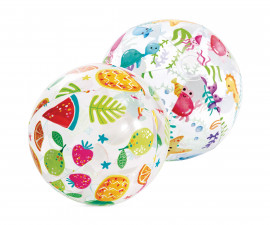 Надуваема топка 51см INTEX Lively Print, асортимент