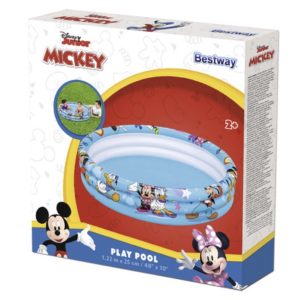 Детски надуваем басейн Мики маус 3 ринга 122 х 25см. 91007