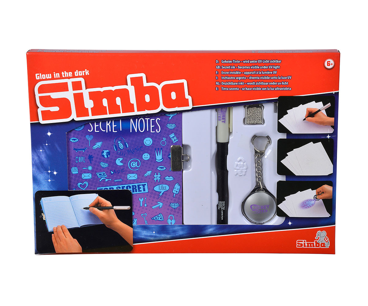 Секретно тефтерче Simba с UV светлина 4082