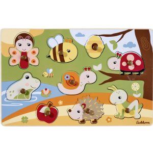 Дървен пин пъзел Eichhornc, 2 вида 6841