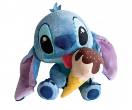 Плюшена играчка Disney - Стич със сладолед 23 см