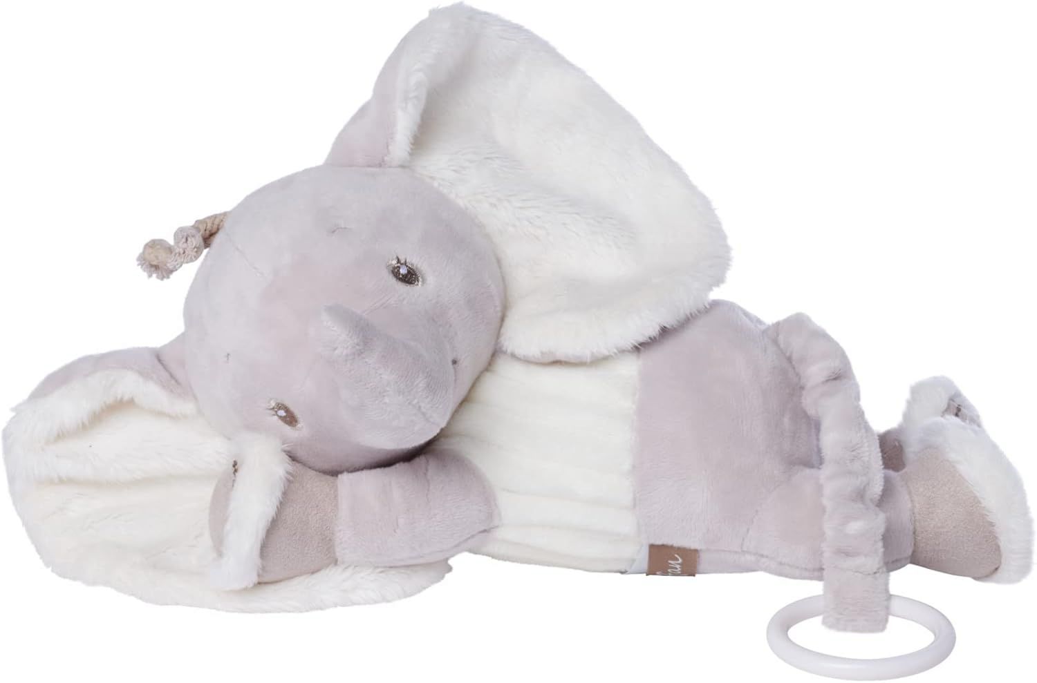 Плюшено музикално слонче латерна 25см 0063