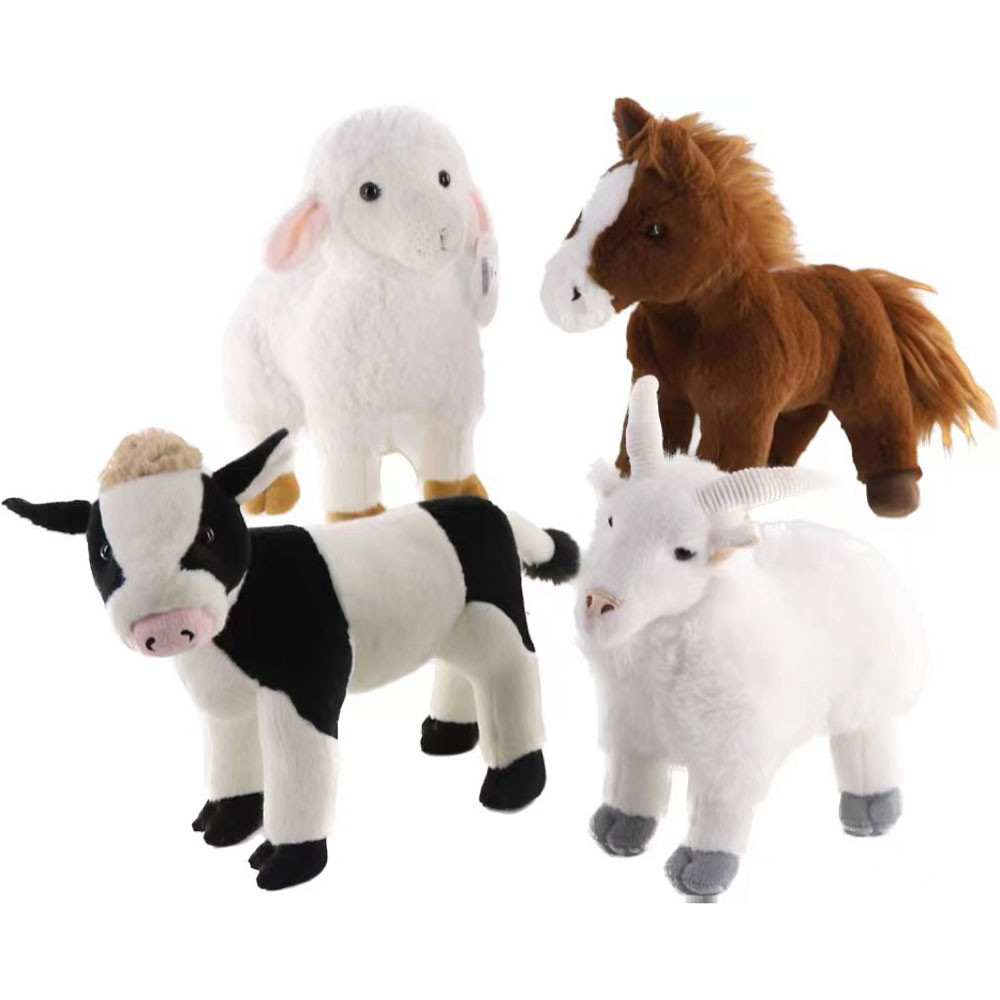 Плюшени фермерски животни 28см 0073