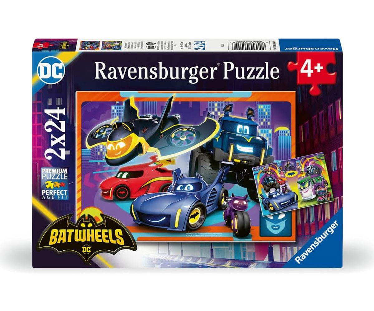 Пъзел Ravensburger 2x24 ел. - Батмобили