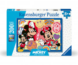 Пъзел Ravensburger 200 ел. XXL - Пътуването на Мики и Мини!