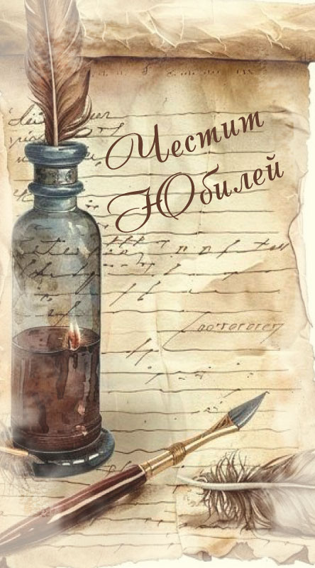 Дървен подаръчен ваучер ,, Честит юбилей``  за мъж