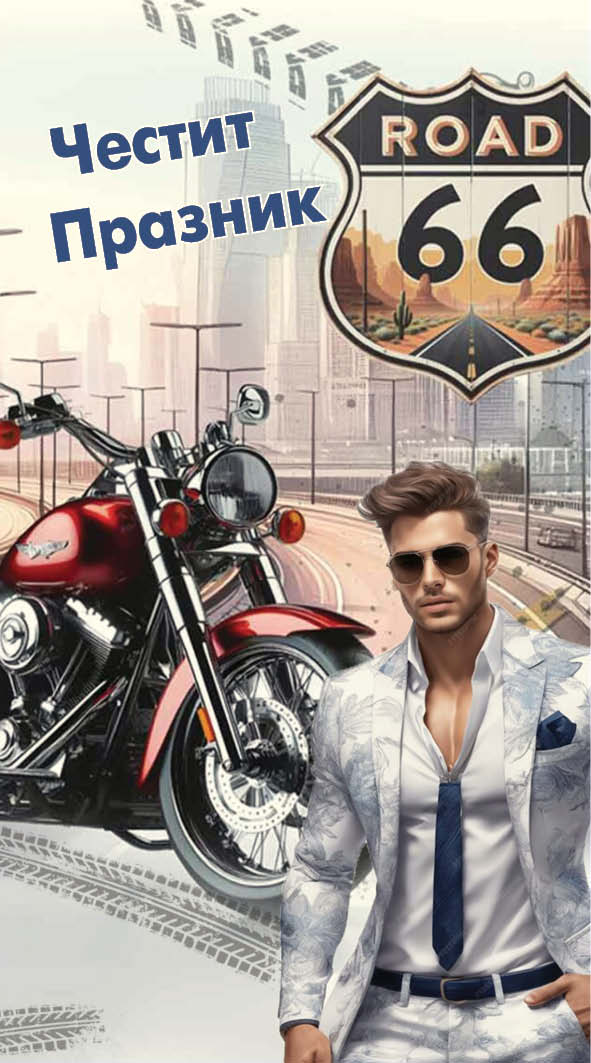 Дървен подаръчен ваучер ,, Честит празник`` за мъж