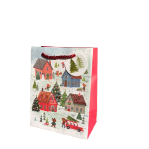 Коледна торбичка с брокат голяма TY-40S set 08x 12/72