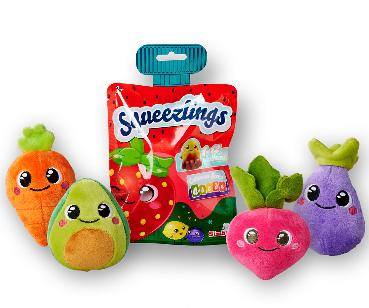 Плюшени плодове и зеленчуци за стискане Squeezlings 3737