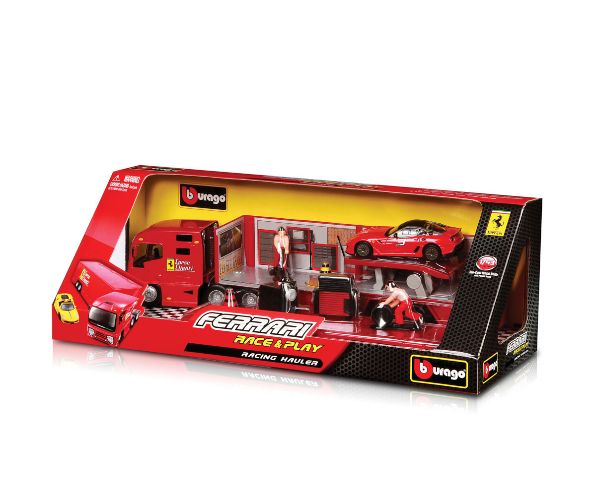 Bburago Ferrari - Камион с 1 брой кола 18/31202