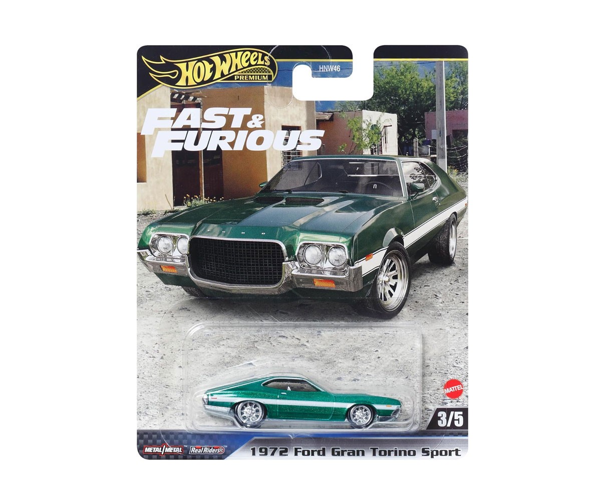 Hot Wheels - Количка Ford Gran Torino/Бързи и яростни HYP72