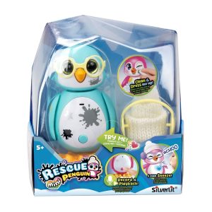 Интерактивен мини пингвин Silverlit, син