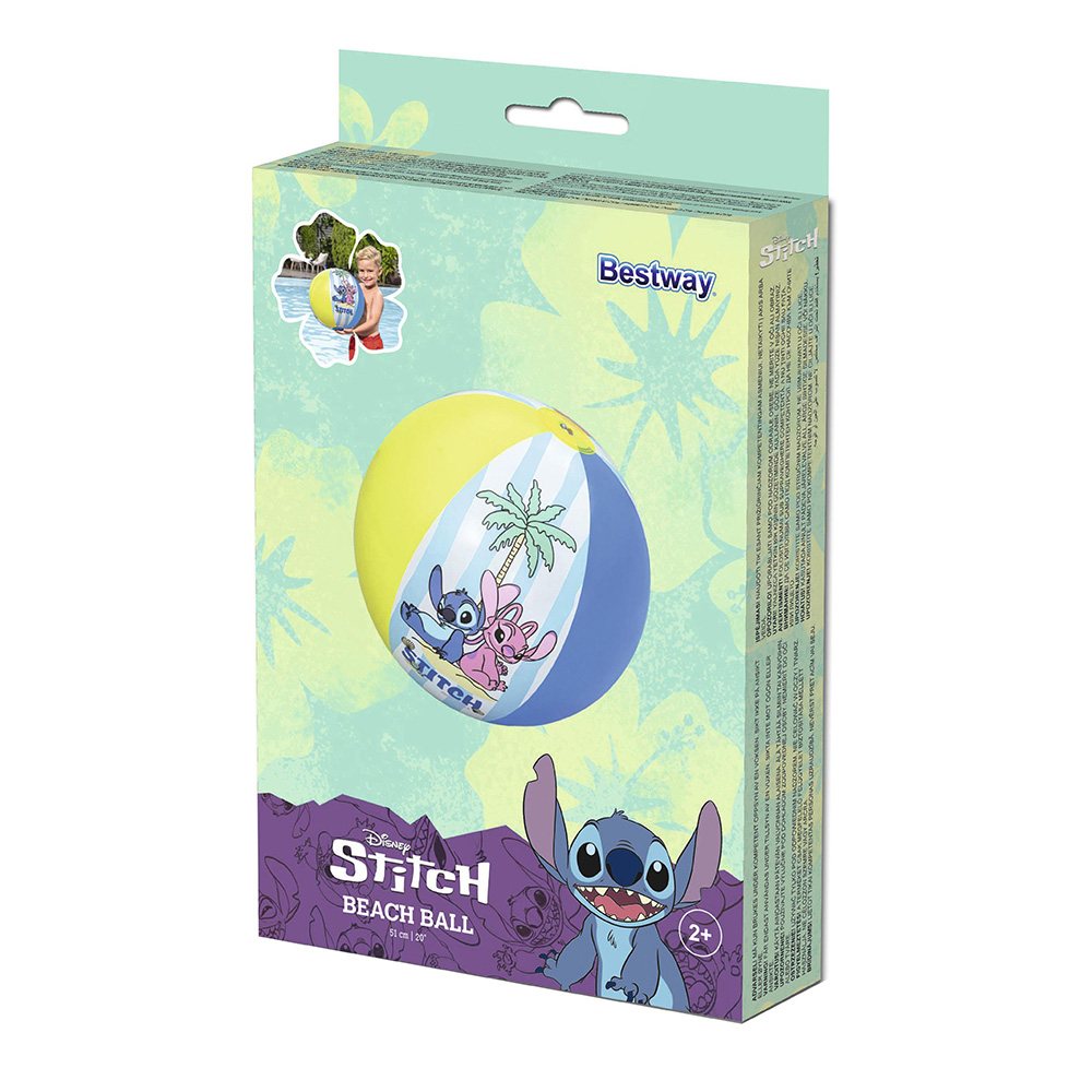 Надуваема топка 51см Стич 9104T