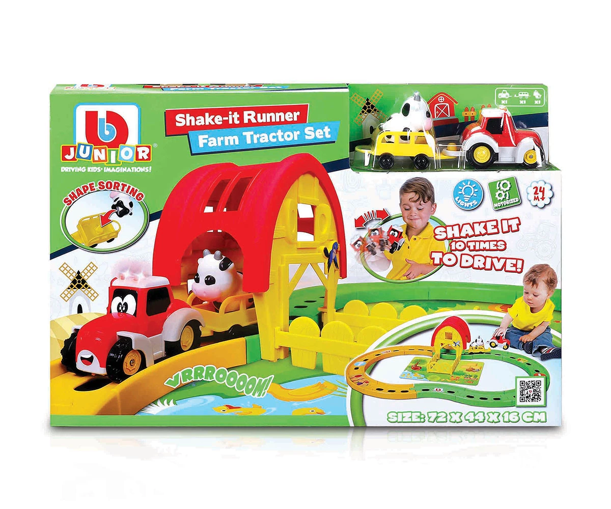 Bburago Junior - Shake-it Runner: Фермерски трактор 16-88619