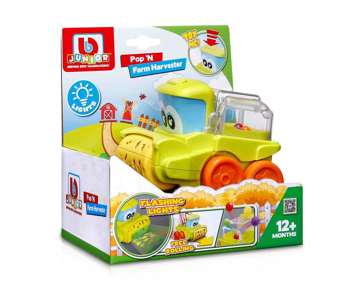 Bburago Junior - Комбайн Pop'n Farm 16-89028