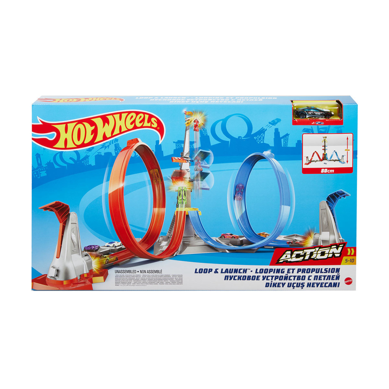 Hot Wheels Action - Комплект Лупинг с количка GRW39